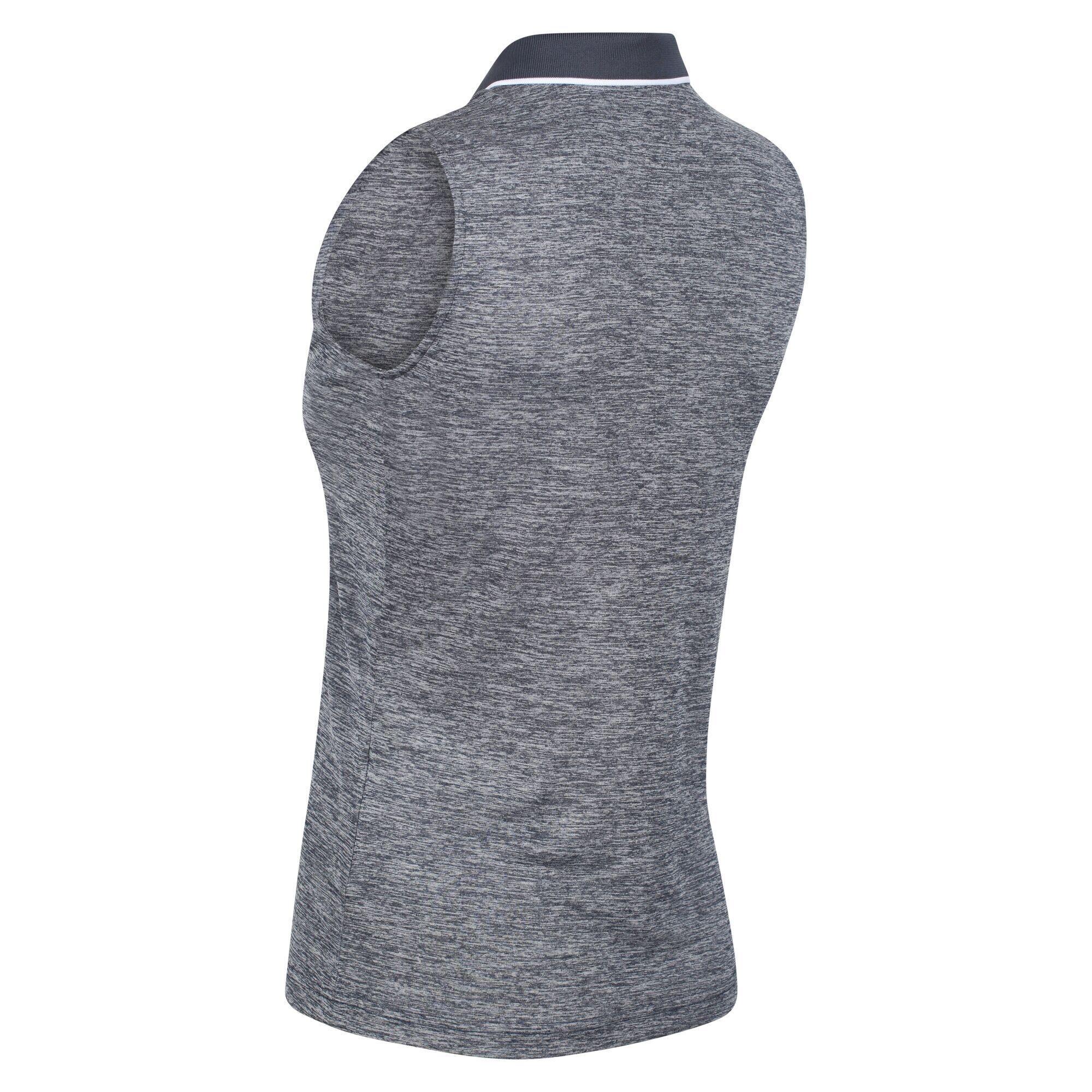 Polo Sans Manches TIMA Femme (Bleu Marine) 3/5
