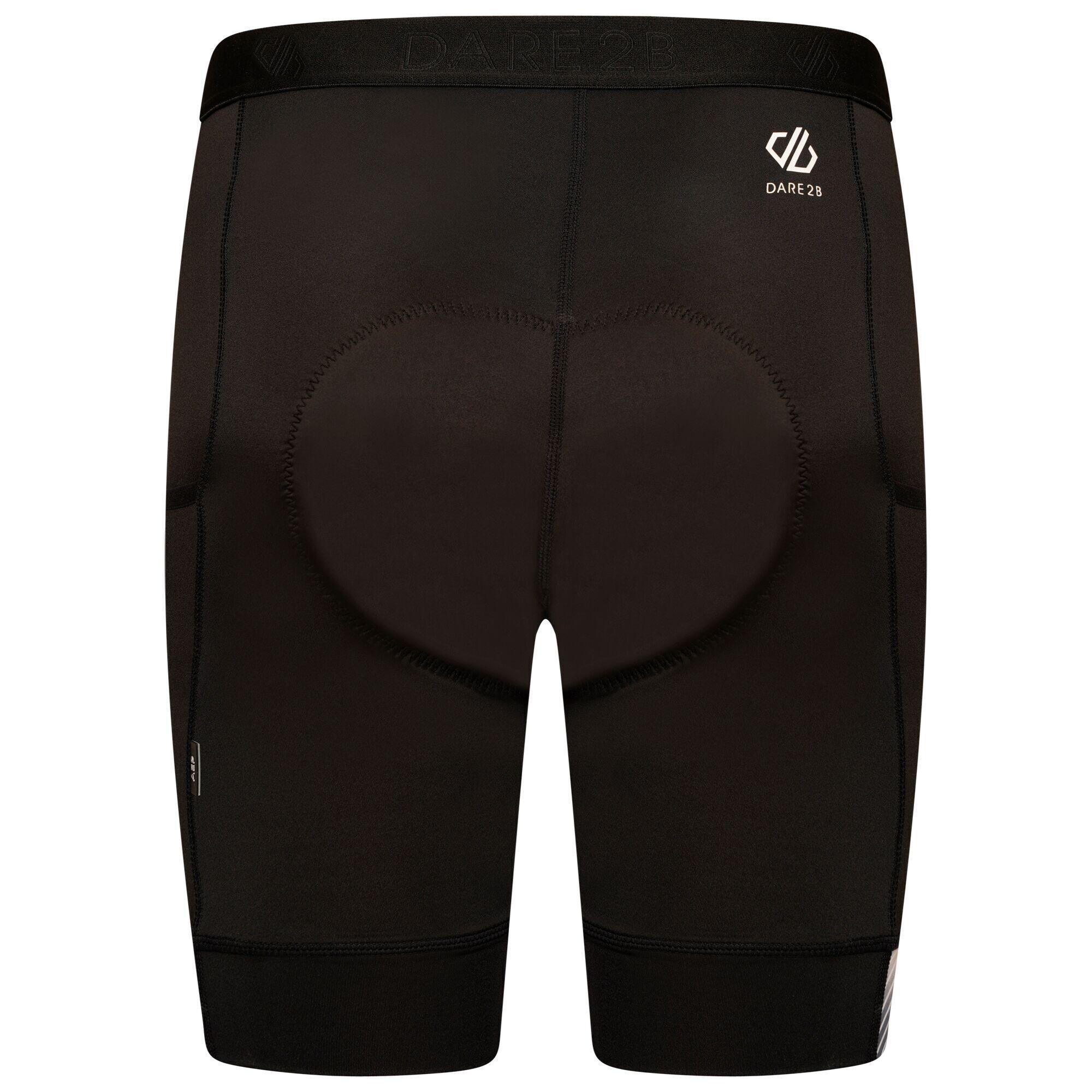 Dames Prompt AEP Empowered Print Wielershorts (Zwart) 3/5
