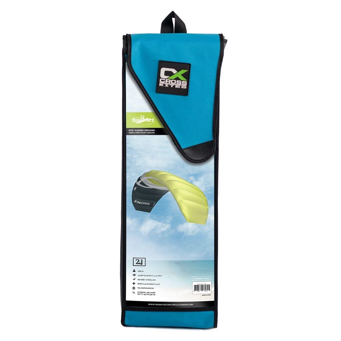 Latawiec treningowy CROSS KITES Boarder V2 + bar (dwulinkowy) 5/5