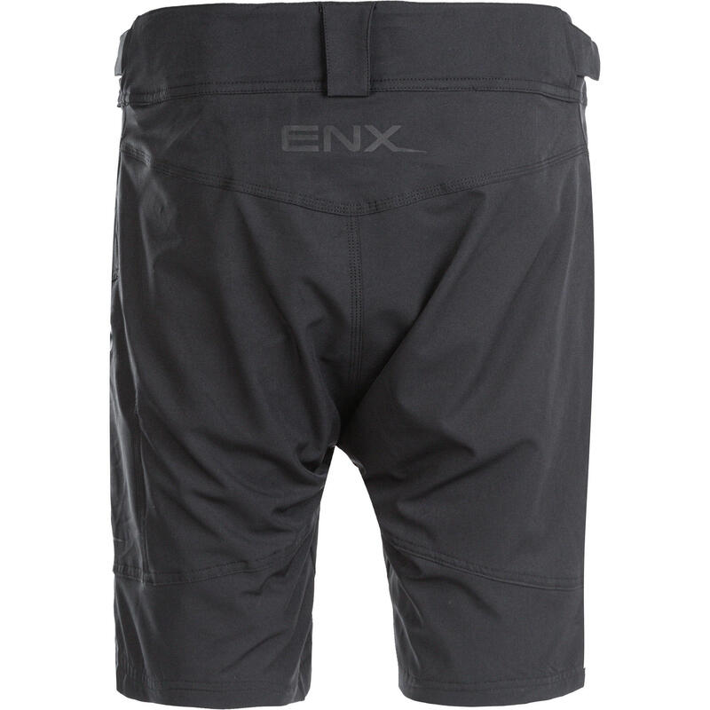 Bikeshorts Jamal M 2 in 1 Biken/Radsport Herren Black Atmungsaktiv ENDURANCE