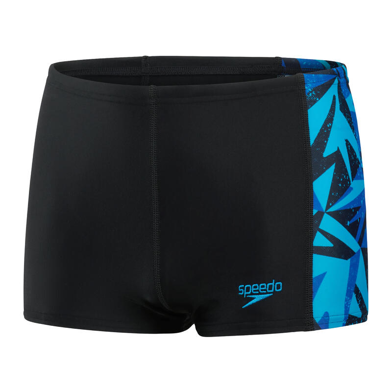 Endurance10 Junior (Aged 6 -14) Hyperboom Logo Aquashort - Black/Blue