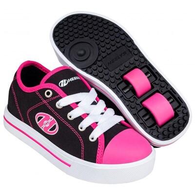 Classic Black/White/Hot Pink Kids HX2 Heely Shoe 1/3
