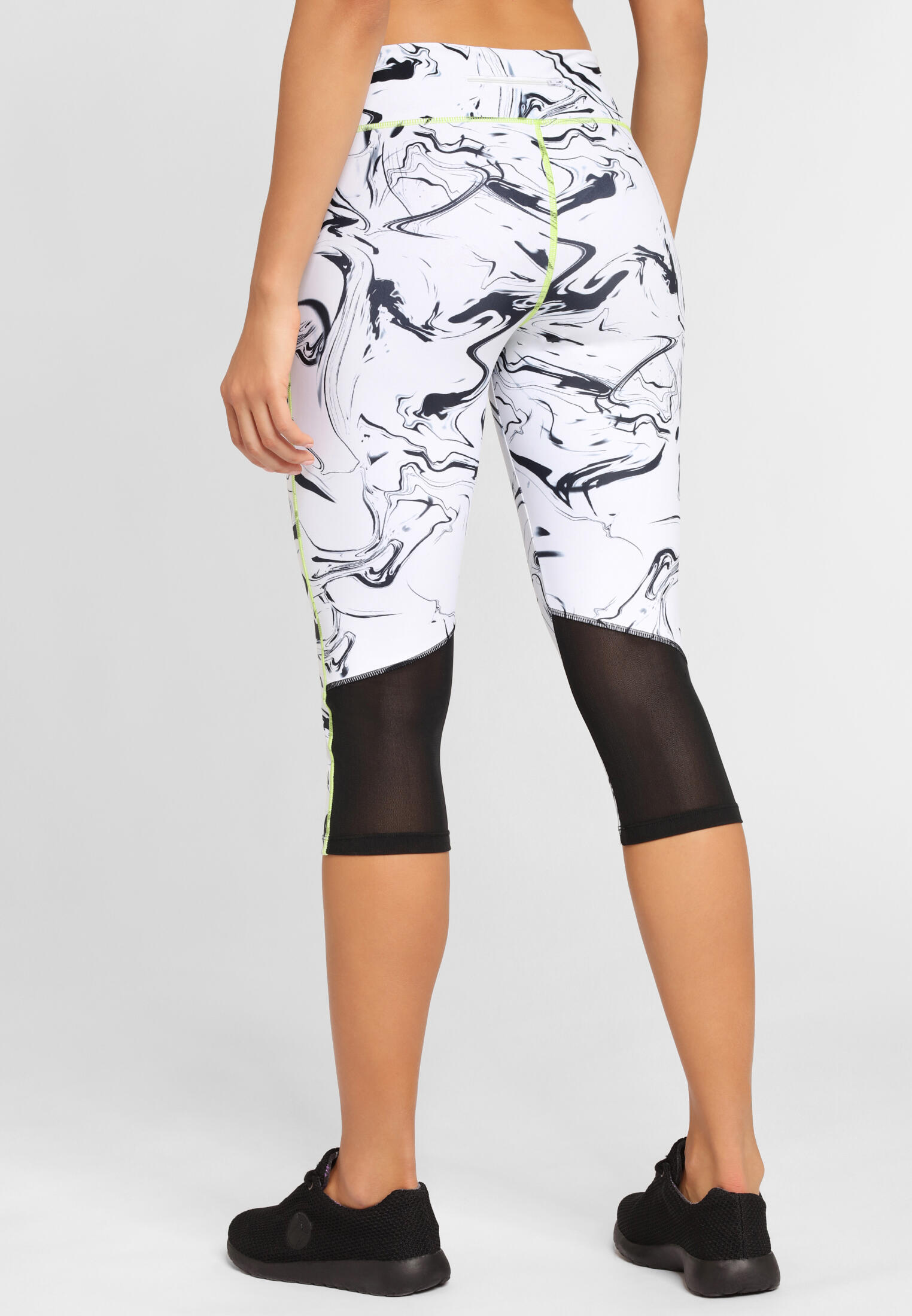 Damen LASCANA ACTIVE Caprileggings »White Marble« 3/7