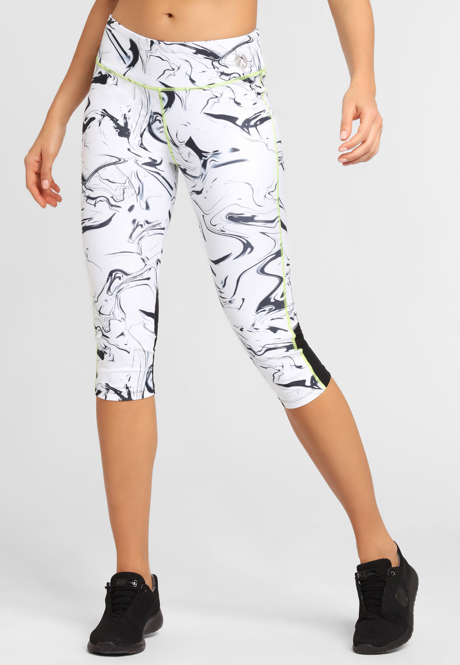 Damen LASCANA ACTIVE Caprileggings »White Marble« 2/7