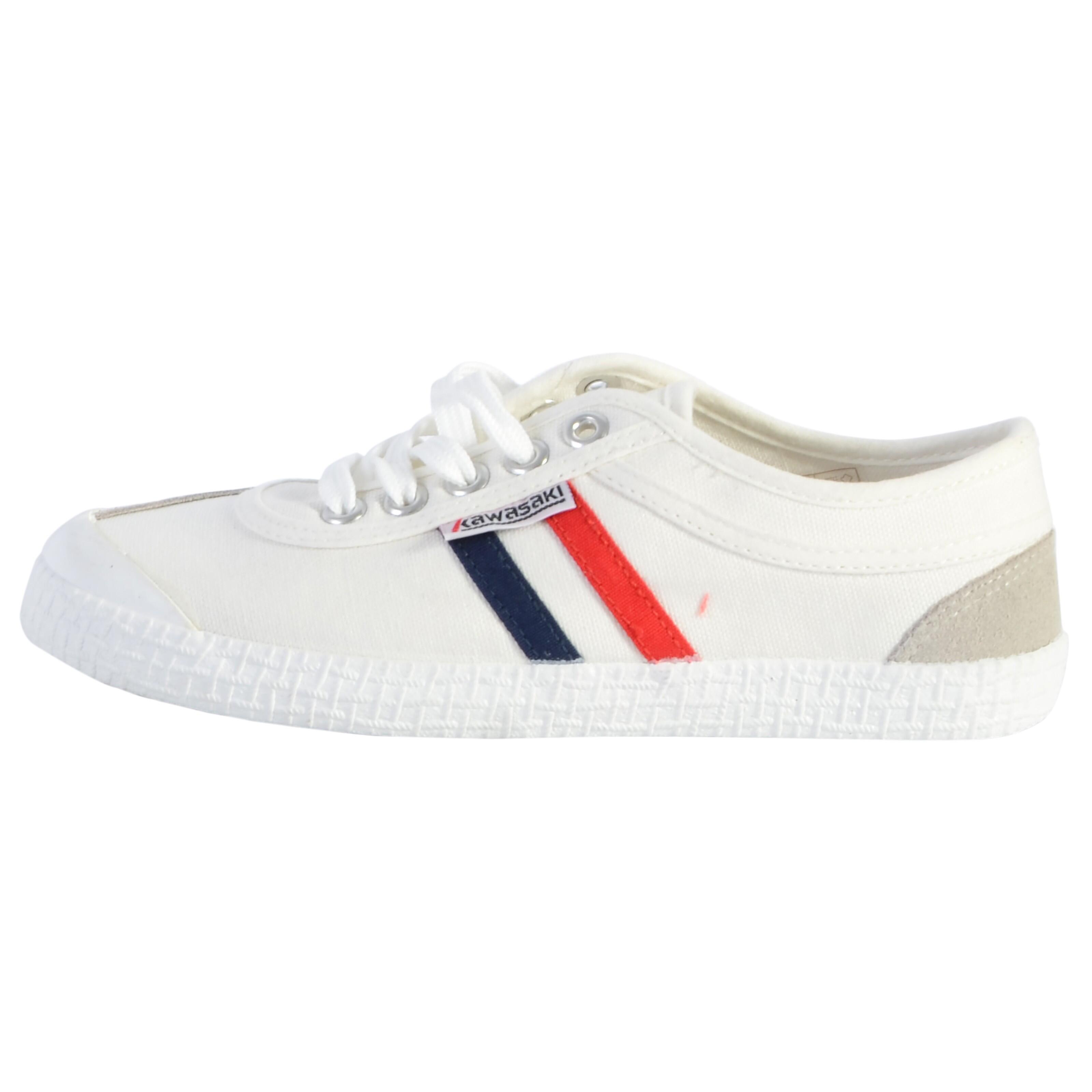 Kawasaki - Basket Cuir Kawasaki Retro Femme - Baskets - Blanc - 37 - Decathlon