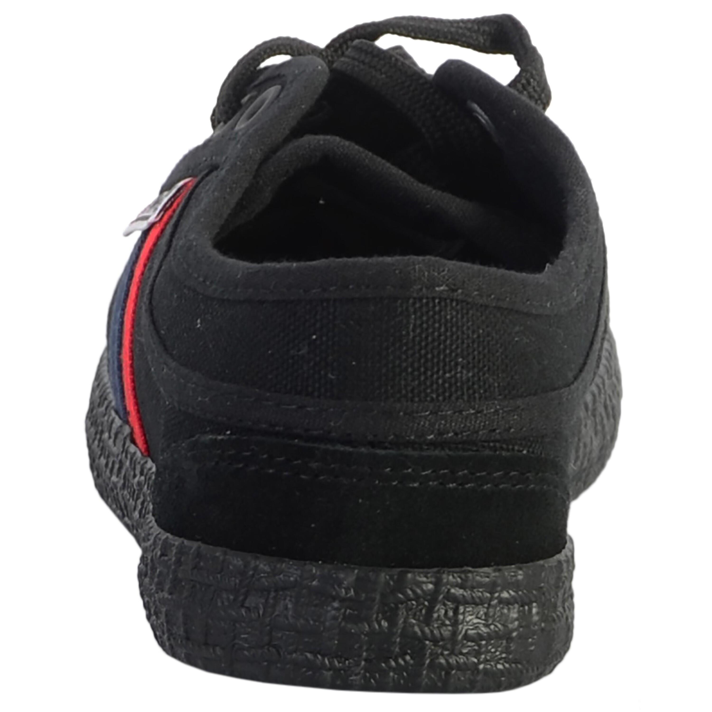 Kawasaki Retro Canvas Shoe K192496 1001S Black Solid 3/5
