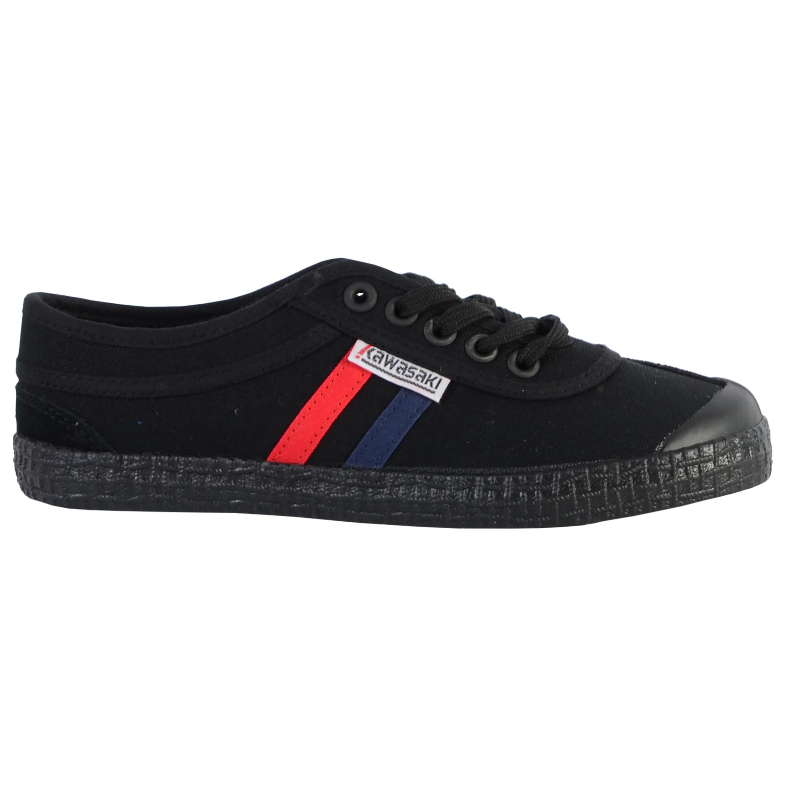 Kawasaki Retro Canvas Shoe K192496 1001S Black Solid 2/5