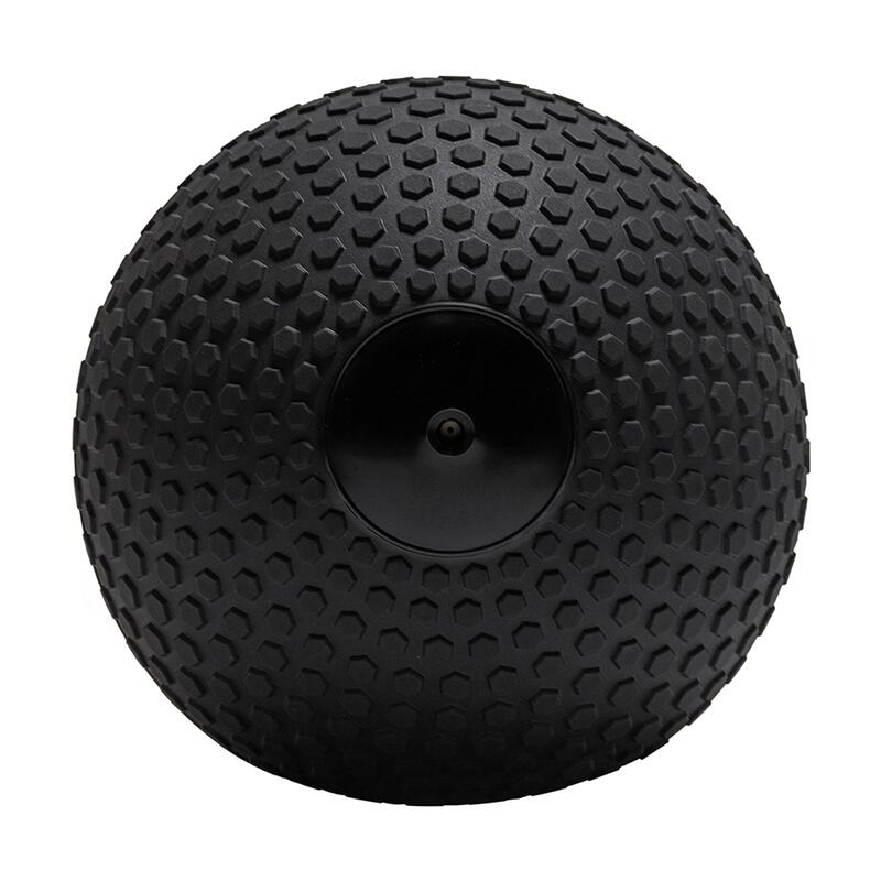 Slam Ball - Ballon de fitness - Ballon Functional training - 15 kg - Noir
