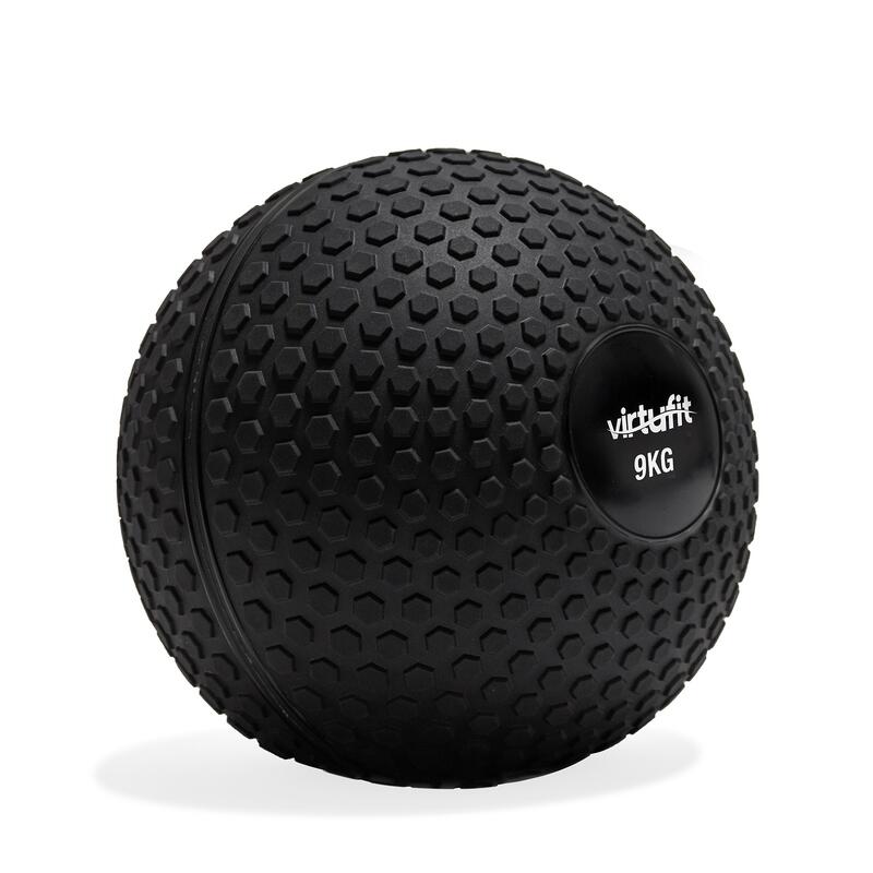 VirtuFit Slam Ball - Ballon Fitness - Ballon Functional training - 9 kg - Noir