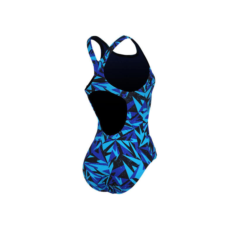 Eco Endurance+ 女士 HYPERBOOM印花連身泳衣 - 藍色