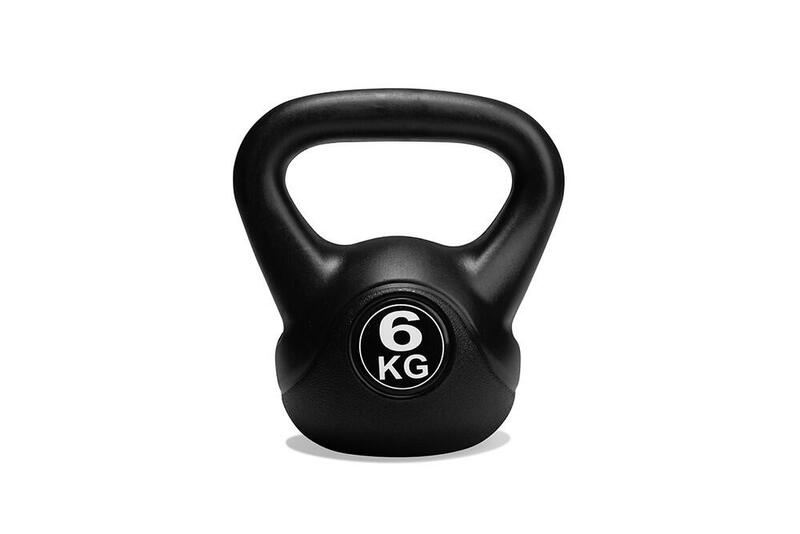 Kettlebell - Cloruro De Polivinilo - 6Kg - Negro