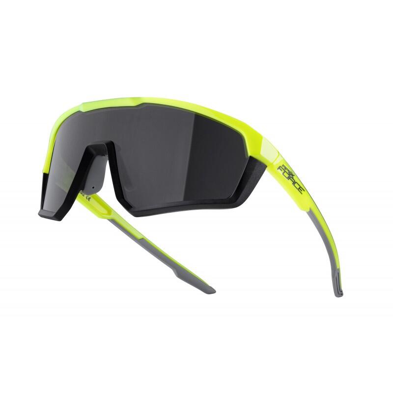 Ochelari Force Apex, lentila negru contrast, fluo/negru