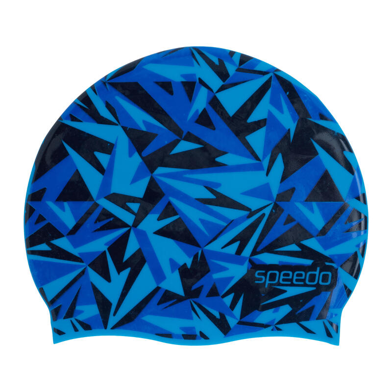 HYPERBOOM 小童 (6-14 歲) 矽膠泳帽 - 藍色
