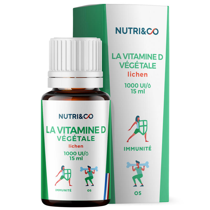 Vitamine D3 Végétale 1000 UI - Immunité - Dès 4 ans - 15 ml