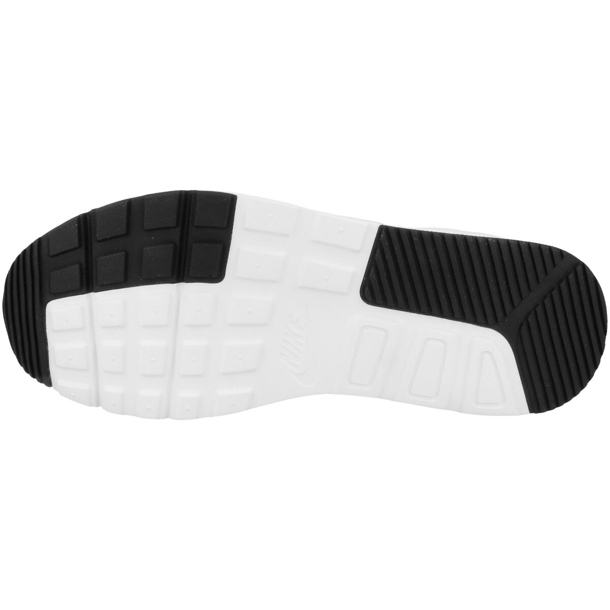 Heren Air Max SC Leren Trainers (Zwart, Wit) 5/7