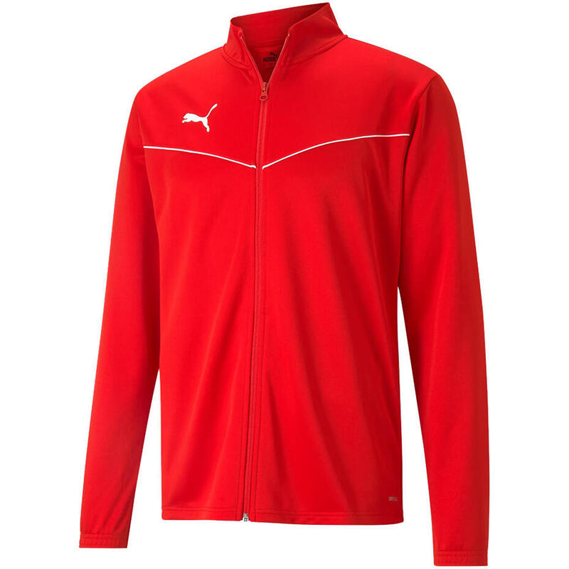 Puma Teamrise Training Poly Trainingsjack Rood Sweatshirt Volwassenen