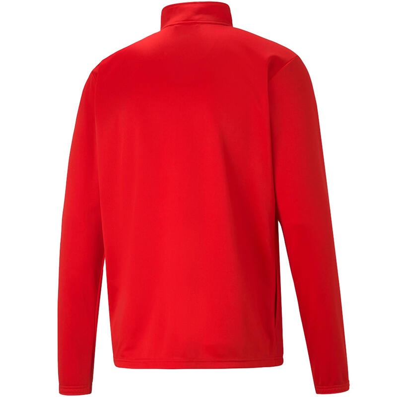 Felpa Puma Teamrise Training Poly Jacket Rosso Adulto