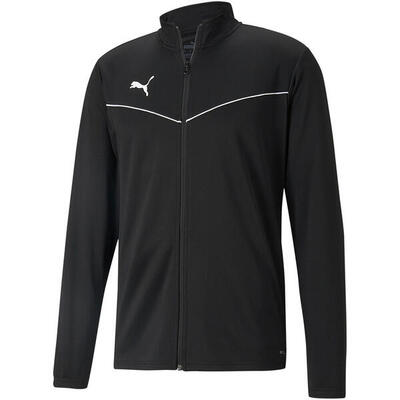 Puma teamrise trainingsjas zwart sweatshirt volwassenen