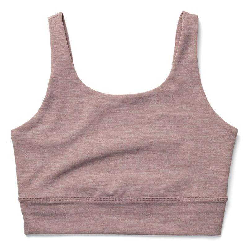 Top deportivo Nike Yoga Luxe rosa para mujer