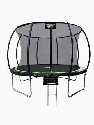Trampolina REA TAPE 12' okrągła z siatką, drabinką oraz torbą na buty