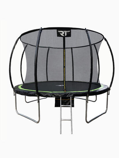Trampolina REA TAPE 12' okrągła z siatką, drabinką oraz torbą na buty