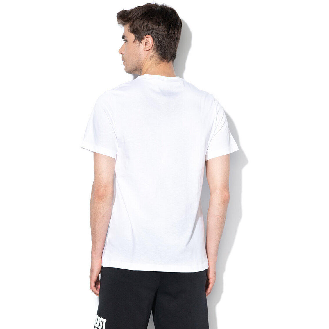 T-shirt Nike Just Do It Swoosh, Blanc, Hommes 4/5