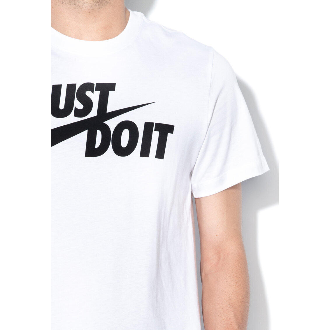 T-shirt Nike Just Do It Swoosh, Blanc, Hommes 5/5
