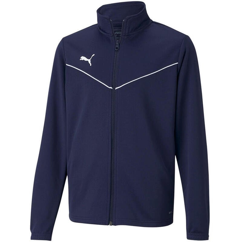 Sudadera Puma Teamrise Jr Azul NIño