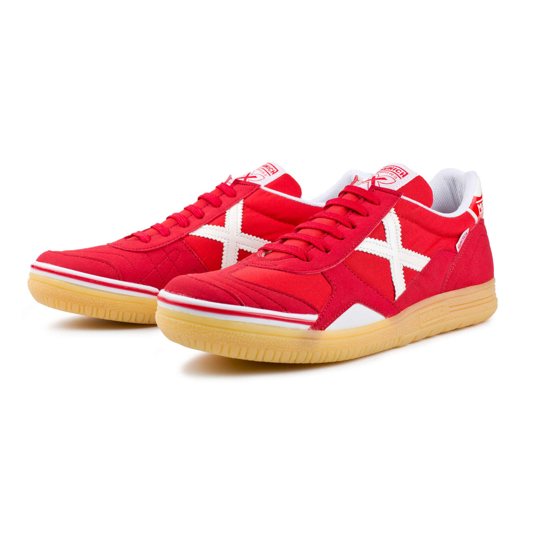 Futsalschoenen MUNICH GRESCA 24 Rood en Wit 6/6