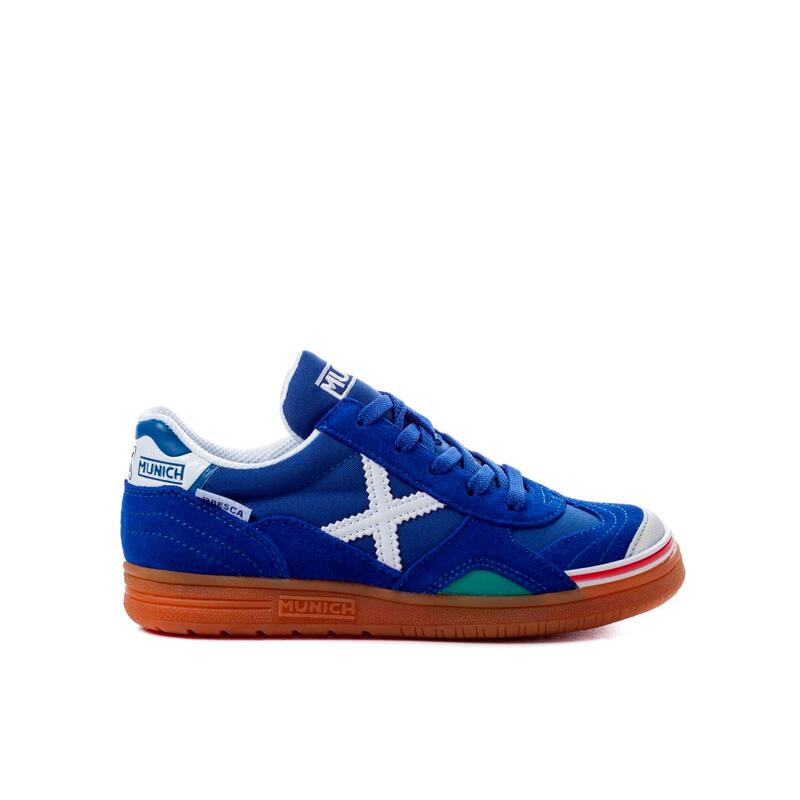 Zapatilla de fútbol sala MUNICH Gresca para niño/a azul