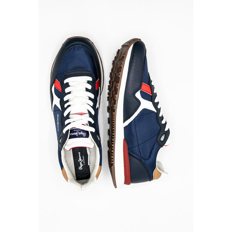 Zapatillas Pepe Jeans Britt Man Flag, Azul, Hombre