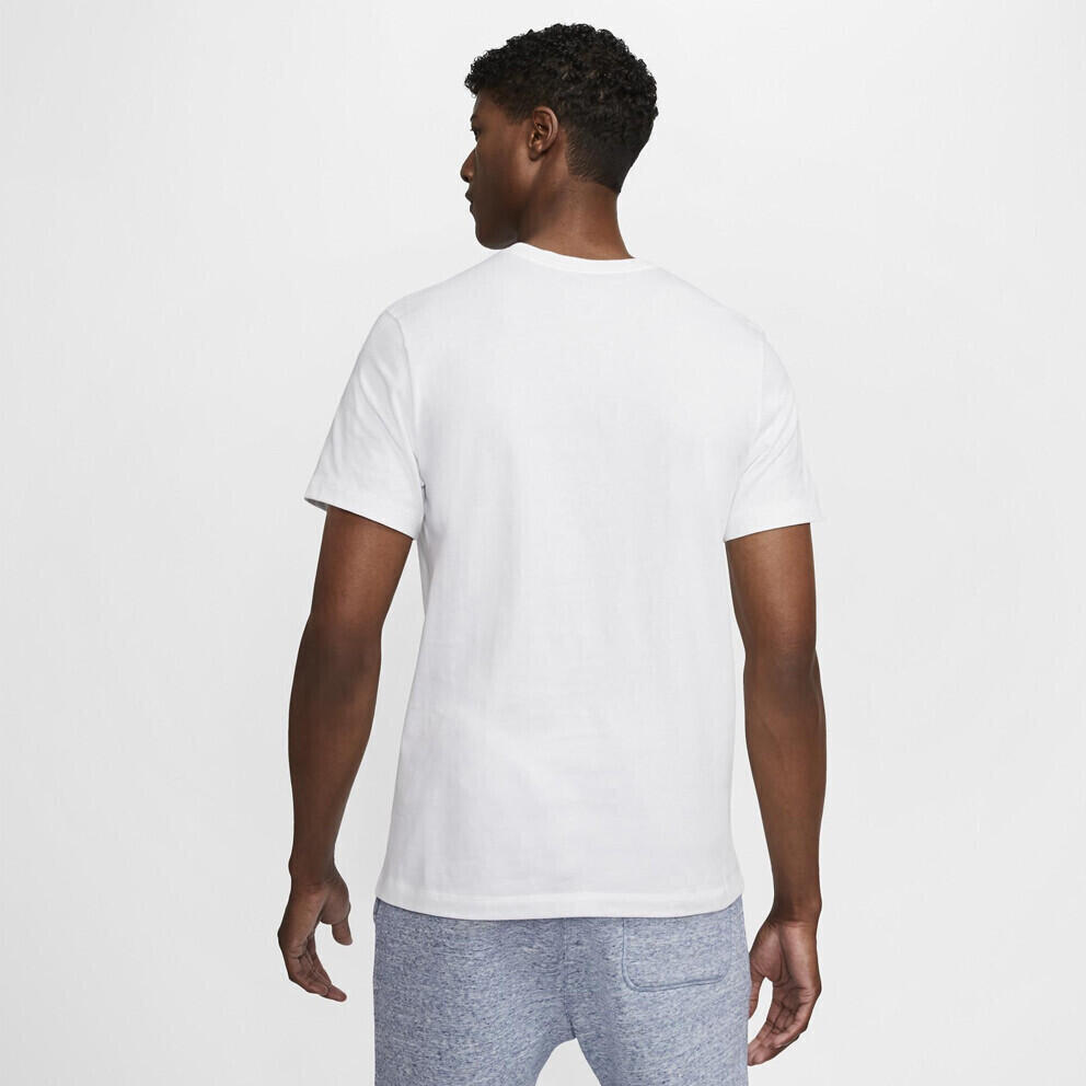 T-shirt Nike Sportswear Club, Wit, Mannen 4/5