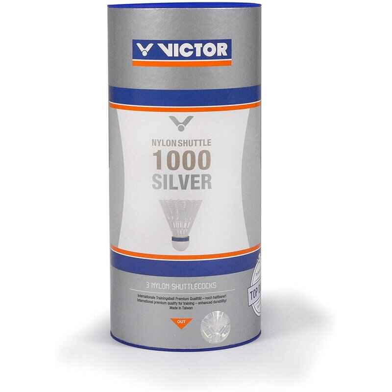 Victor 3 Badmintonbälle Shuttle 1000 weiß