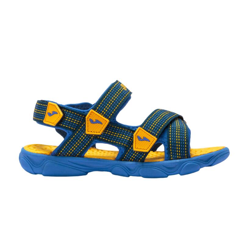 Sandálias de caminhada criança S.WAVE JR 2204 Azul real laranja
