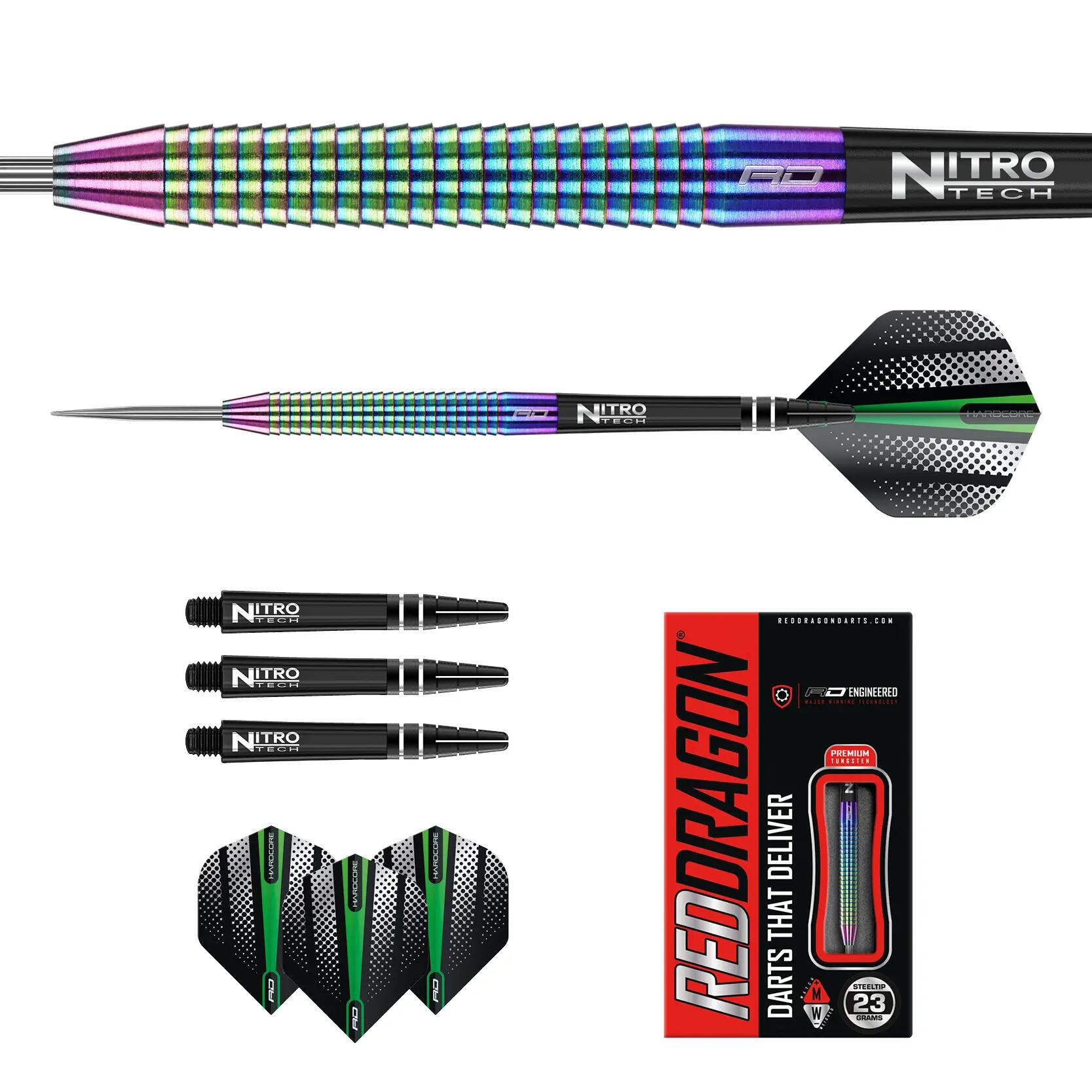 Sada steel šipek Red Dragon Razor Edge Spectron 5/6