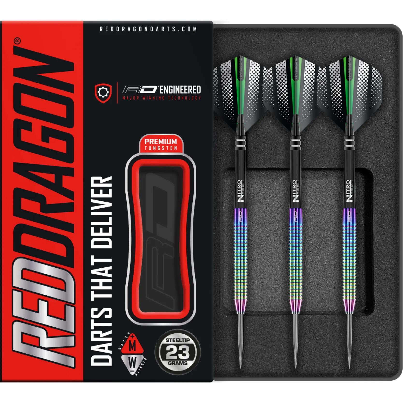 Sada steel šipek Red Dragon Razor Edge Spectron 2/6