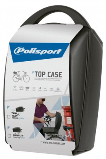 TOP BOX POUR VELO avec systeme de fixation dans le porte bagages 11L 5KG POLISPORT MOVE Decathlon