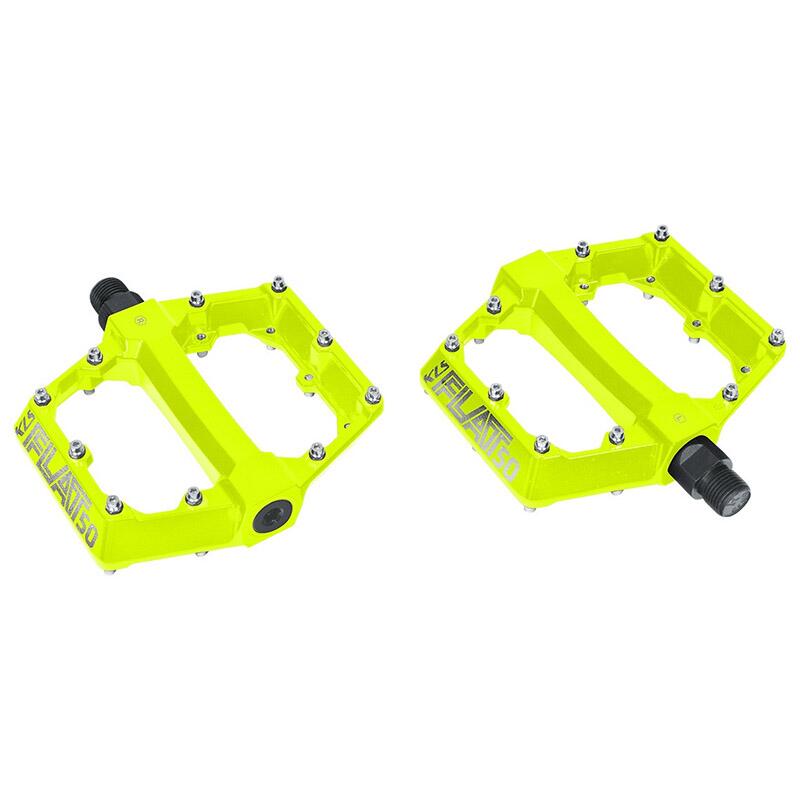 Pedales kellys mtb flat 50 bb amarillo fuor
