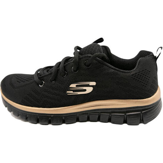 Baskets Skechers Get Connected, Noir, Femmes