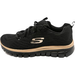 Baskets Skechers Get Connected, Noir, Femmes