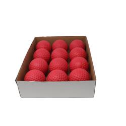 balle de baseball pour machine à lancer, taille 9'', rouge, 1 douzaine A-123