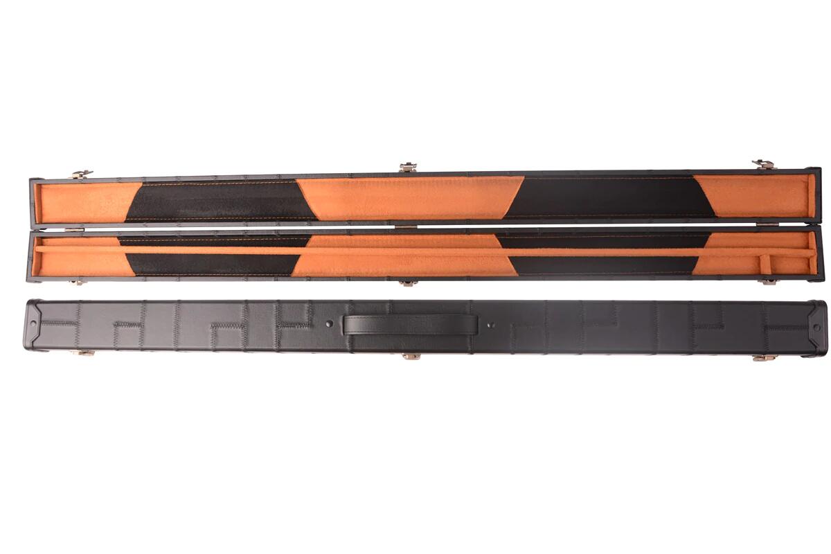 LEATHERETTE BLACK  3/4 SNOOKER/POOL CUE CASE 4/4