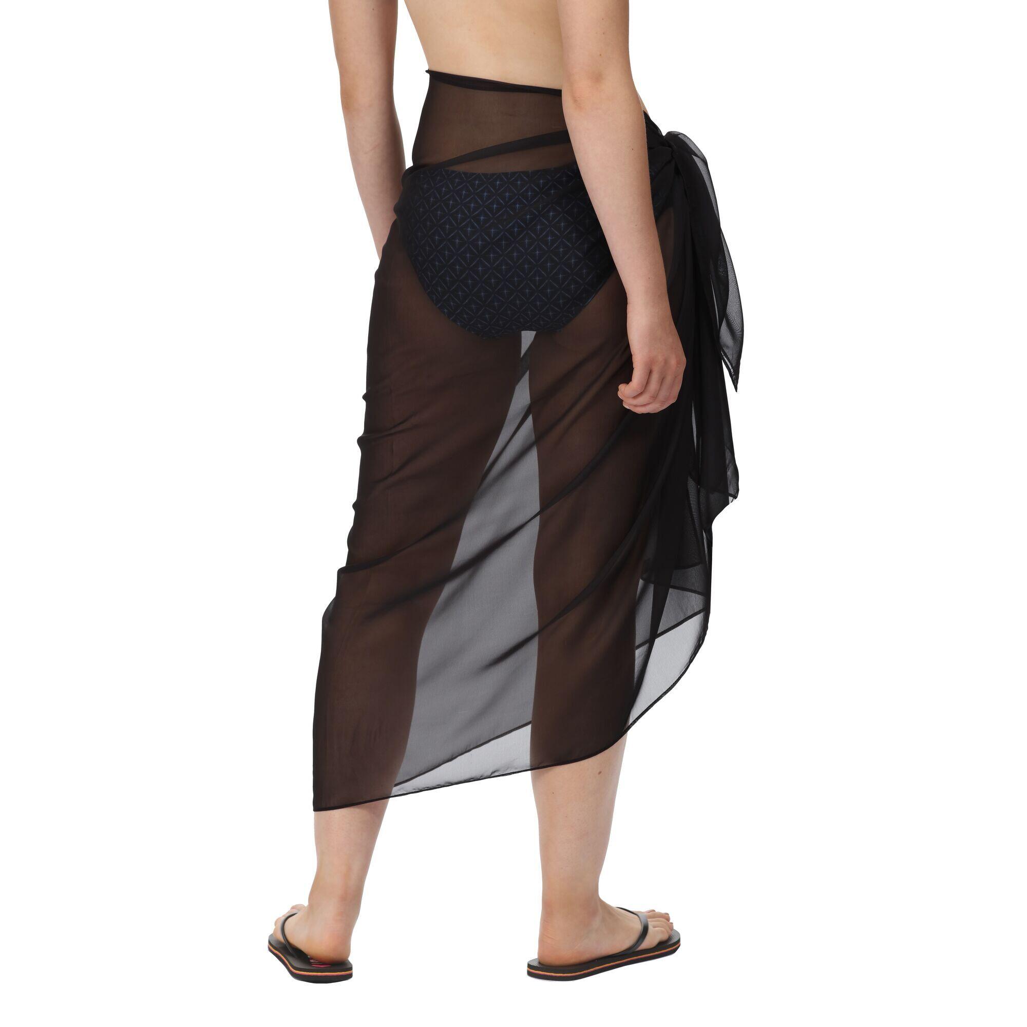 Womens/Ladies Shalya Sarong (Black) 3/5