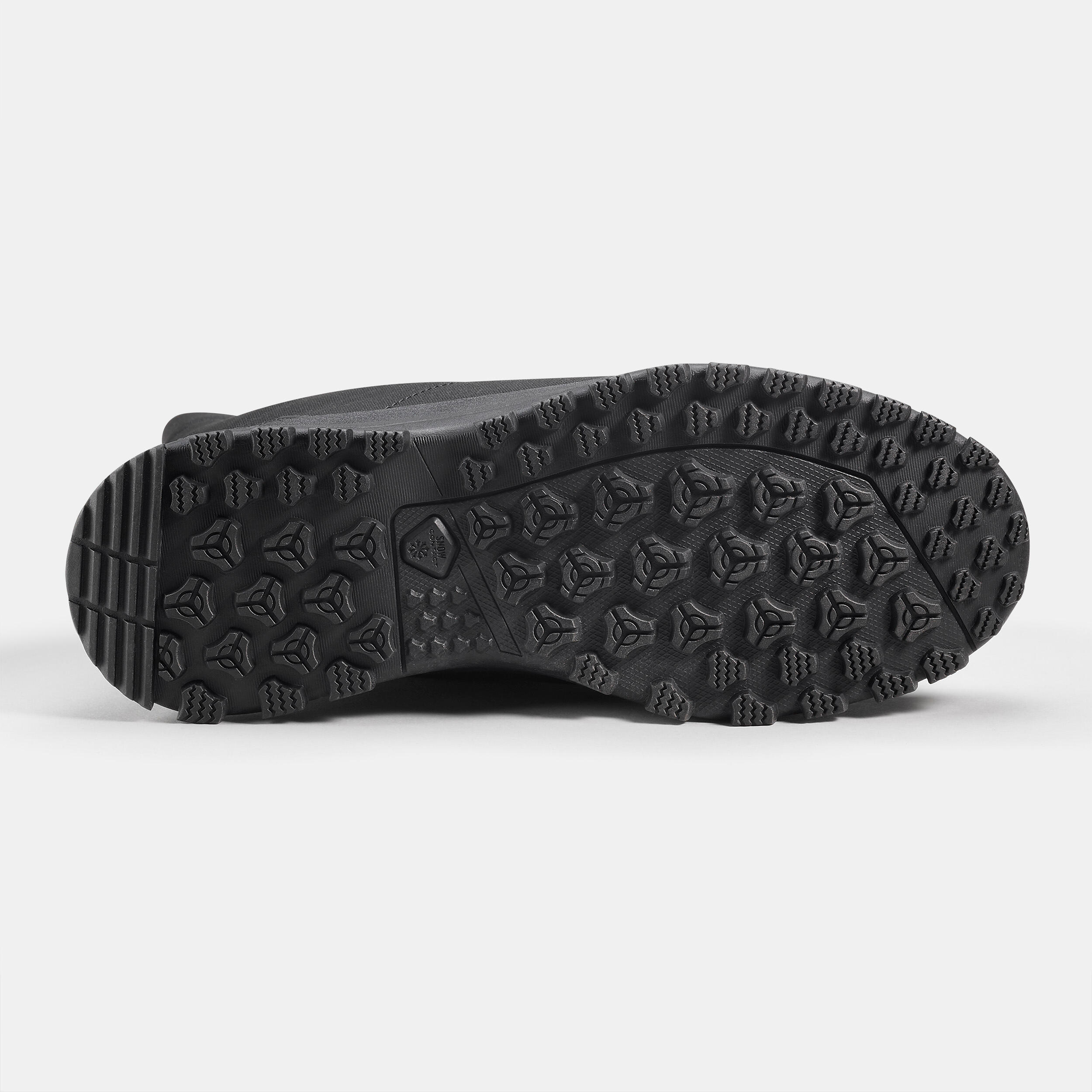 Damen-Wanderstiefel für Schnee, NH100, schwarz 4/5