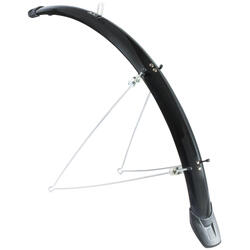 Spatbordset Eurofender Elegance 28" x 46 mm - zwart