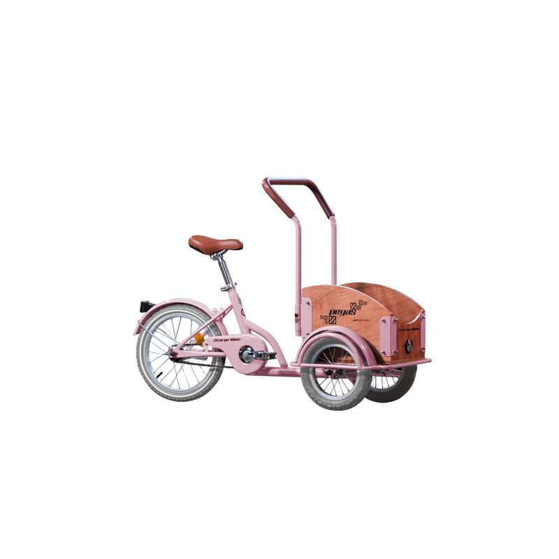 Bicicleta Copii Pegas Mini Cargo Roz Bujor