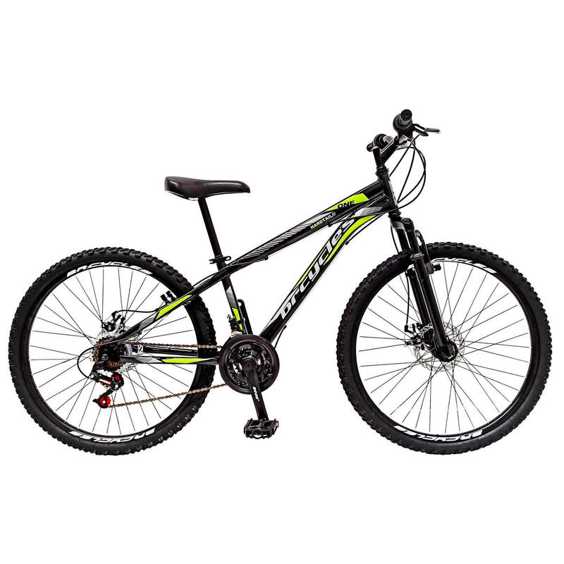 Bicicleta MTB-HT 26″ STORM , frane disc, 18 viteze, negru/verde