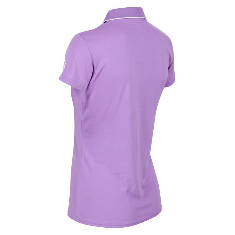 Maverik V T-shirt de marche à manches courtes pour femme - Violet