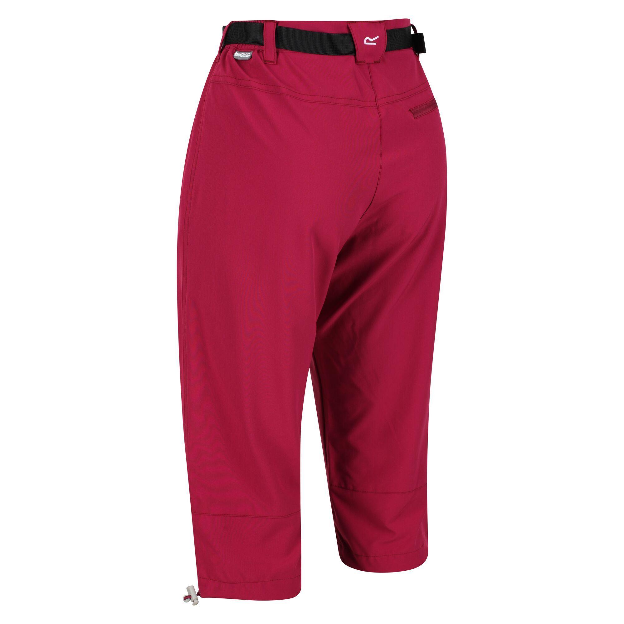 Xert Stretch Women's Walking Capris - Pink Plum 6/7