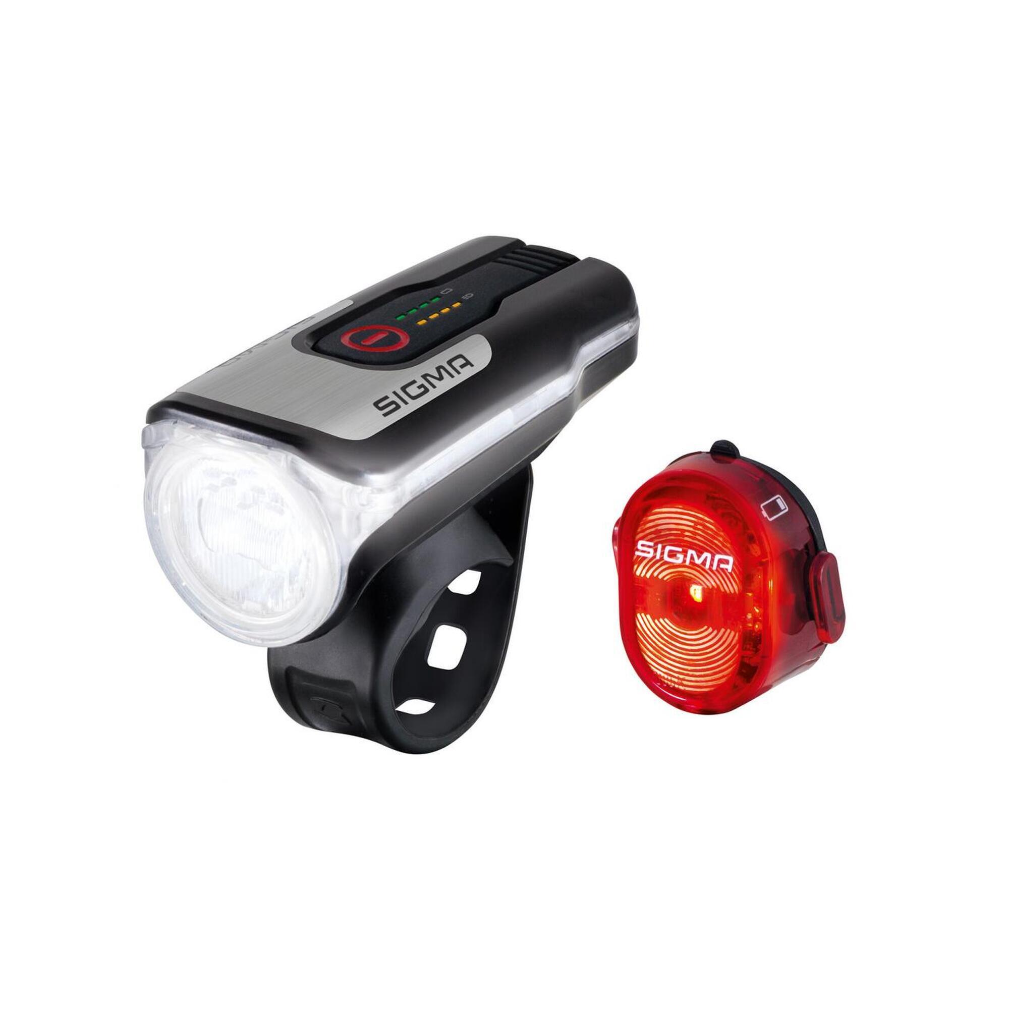 Bike light set Sigma Aura 80 + Nugget II